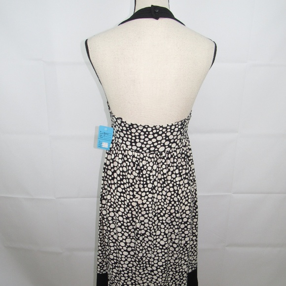 London Times Halter Dress Size 8 Polka Dot NEW - Picture 8 of 8